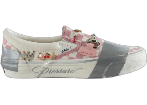 Vans Premium Classic Slip-On 98 LX Gregory Baffoni Salina Checkerboard Dawn Pink