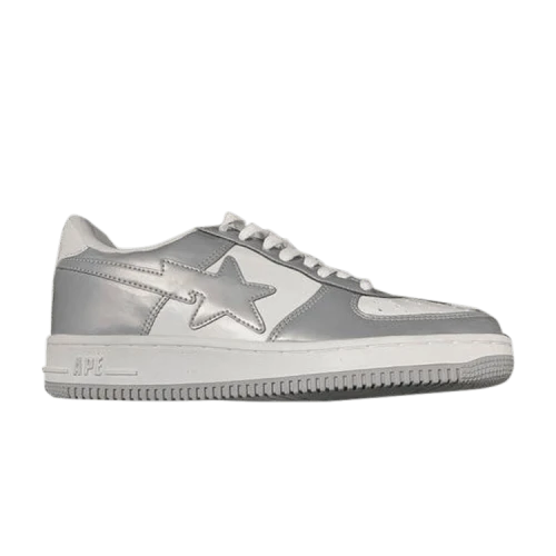 Bapesta FS-001 Low 'Silver White'