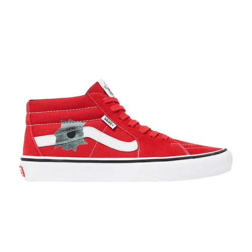 Vans Supreme x Nate Lowman x Skate Grosso Mid 'Red'