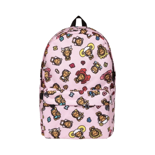 BAPE Baby Milo Store Milo And Friends Large Backpack 'Pink'