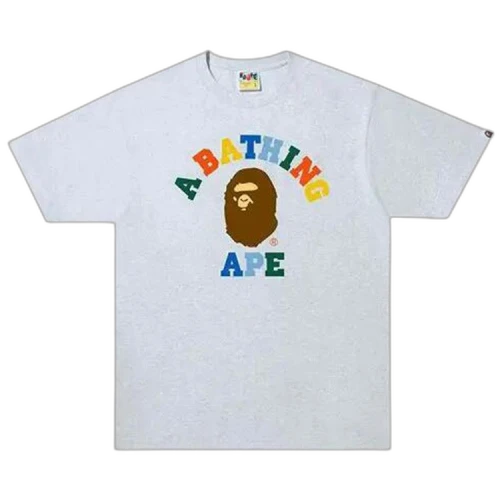 BAPE Ape Head One Point Tee 'Grey'