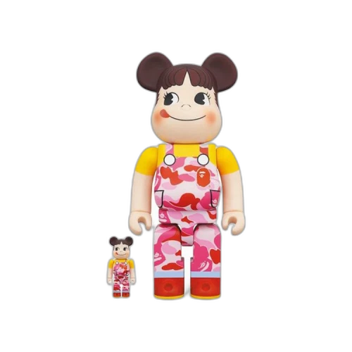 BAPE x Medicom Toy Bearbrick x Peko-chan 100% & 400% Set 'Pink Camo'