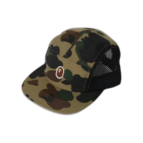 BAPE 1st Camo Ape Head One Point Mesh Jet Cap 'Green'