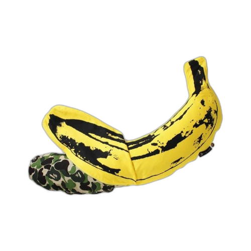 BAPE ABC Camo Andy Warhol Banana Medium Cushion 'Green'