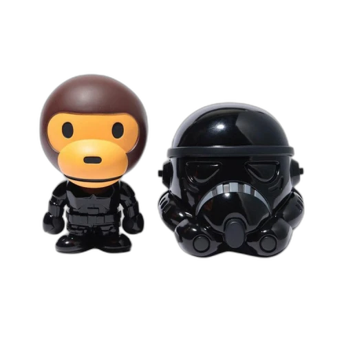 BAPE x Star Wars x Baby Milo VCD Stormtrooper Figure 'Black'