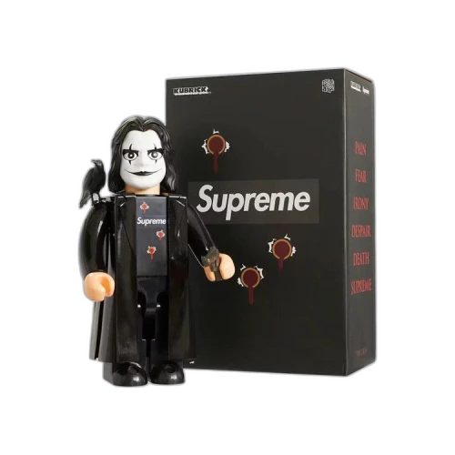 Supreme x The Crow Kubrick Figure 1000% 'Black'