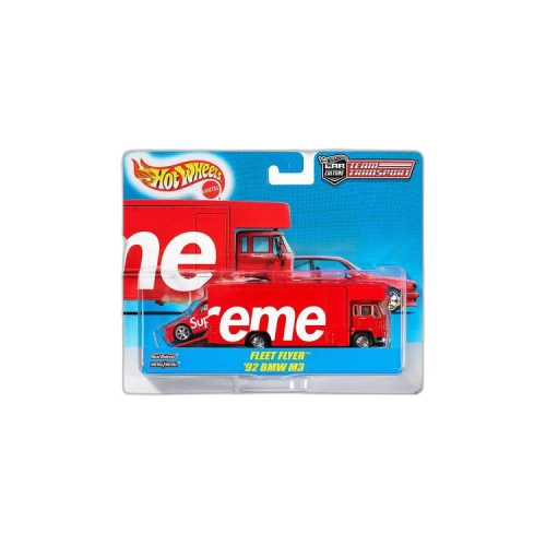 Supreme x Hot Wheels Fleet Flyer + 1992 BMW M3 'Red'