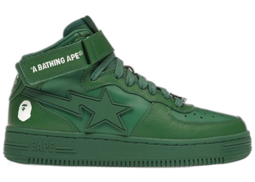 A Bathing Ape Bape Sta Mid Green