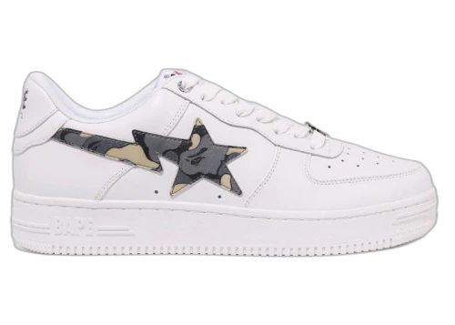 A Bathing Ape Bape Sta White Multi Camo Bape US Exclusive