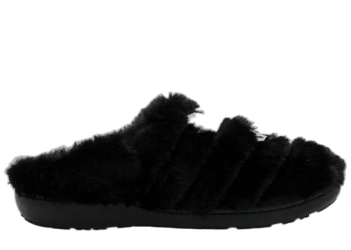 BAPE A Bathing Ape Ape Head Puffer Sandals Subu Black