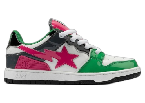 A Bathing Ape Sk8 Sta #2 M1 Green Multi