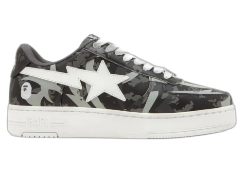 A Bathing Ape Bape Sta Low CLOT Black Trial Camo