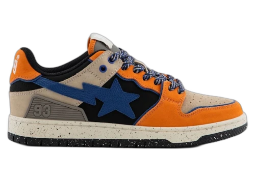 BAPE A Bathing Ape Sk8 Sta #1 Trail to Street Orange
