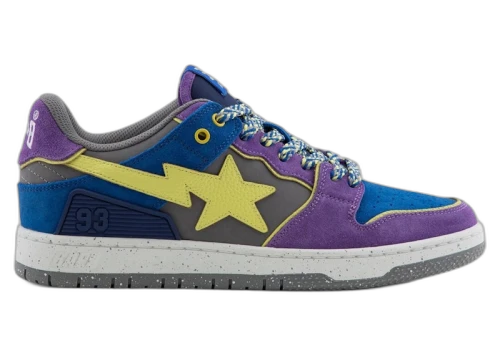 BAPE A Bathing Ape Sk8 Sta #1 Trail to Street Purple