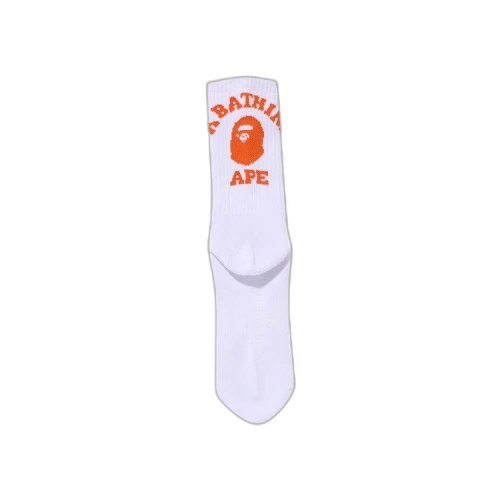 BAPE College Socks 'Orange'