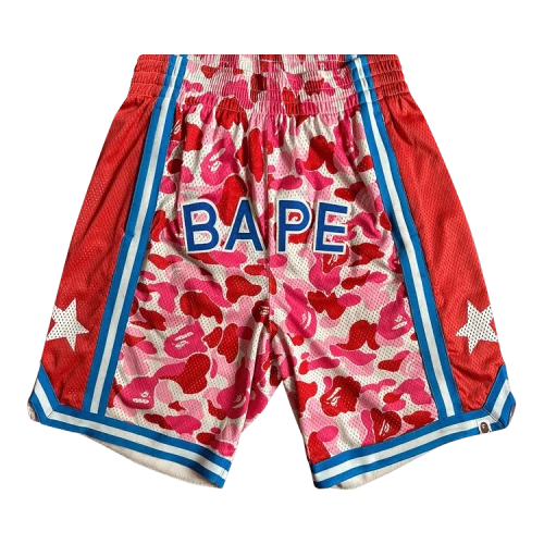 BAPE Basketball Shorts 'Pink'
