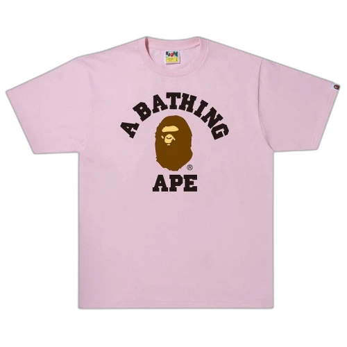 BAPE College Tee 'Pink'