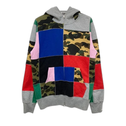 BAPE Patchwork Hoodie 'Multicolor'
