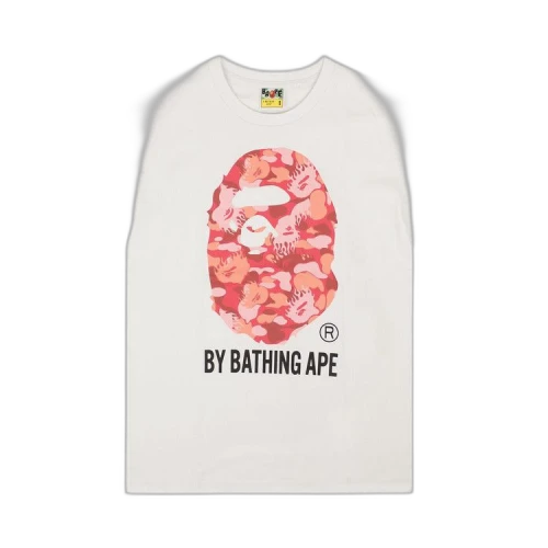 BAPE Big Head Tee 'White/Red'
