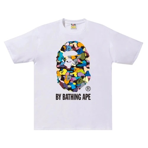 BAPE Multi Camo By Bathing Tee 'White'