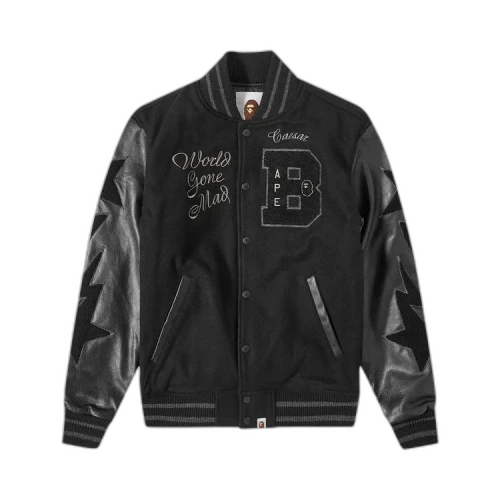 BAPE Varsity Jacket 'Black'