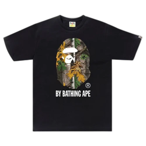 BAPE Forest Camo By Bathing Tee 'Black/Beige'