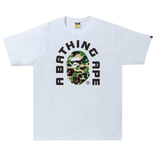 BAPE ABC Camo College 2020 Tee 'White/Green'