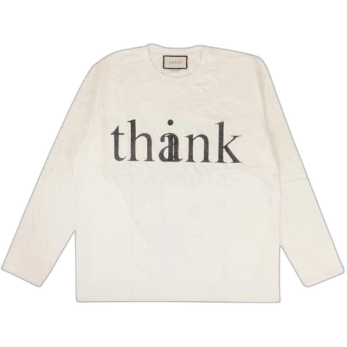 Gucci Think/Thank Long Sleeve T-Shirt 'Sunlight/Black'
