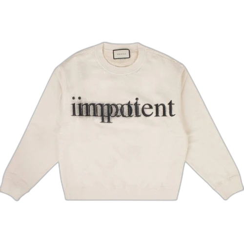 Gucci Impatient/Impotent Crewneck Sweatshirt 'Ivory'