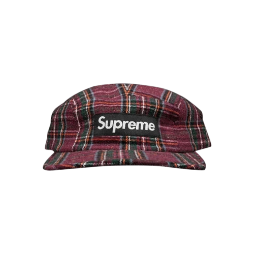 Supreme Wool Plaid Camp Cap 'Multi'