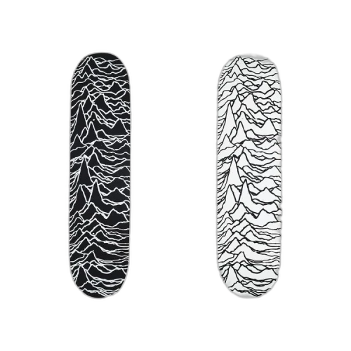 Pre-Owned Supreme x Joy Divison Peter Saville Unknown Pleasures Skateboard Decks
