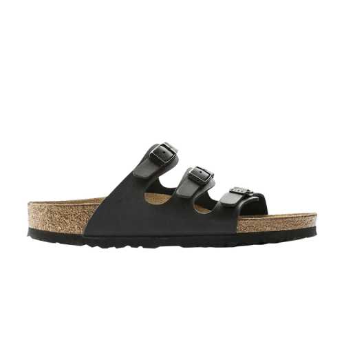 Birkenstock Florida Soft Footbed Birko-Flor 'Black' (Women's)