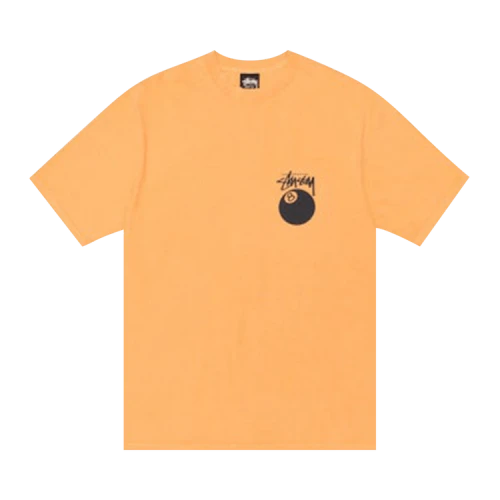 Stussy 8 Ball Tee Pigment Dyed T-Shirt 'Orange'