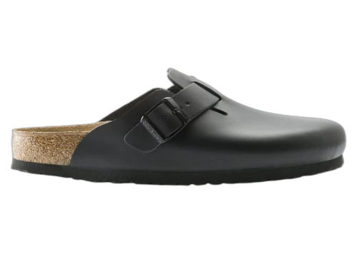 Birkenstock Boston Natural Leather Black
