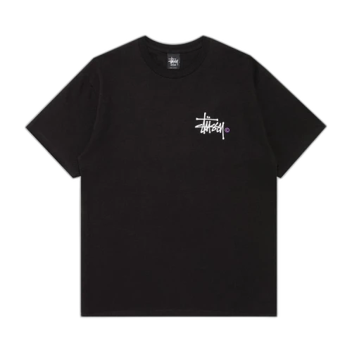 Stussy Basic Logo Tee Purple C 'Black'