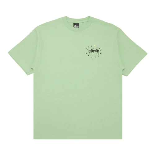 Stussy Cropped Skull Tee 'Green'