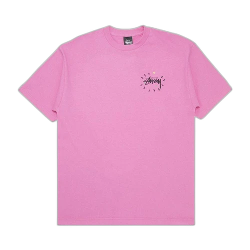 Stussy Cropped Skull Tee 'Pink'
