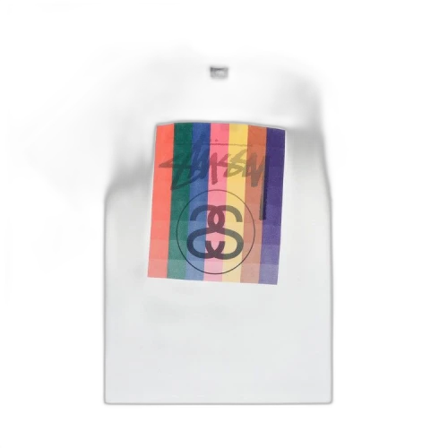 Stussy Colour Squares Tee 'White'