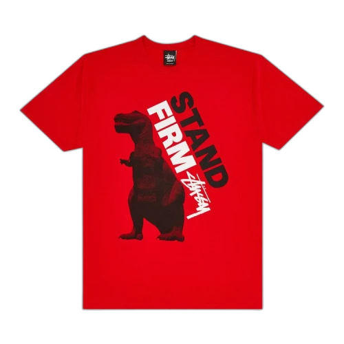 Stussy Dino Stand First Tee 'Red'