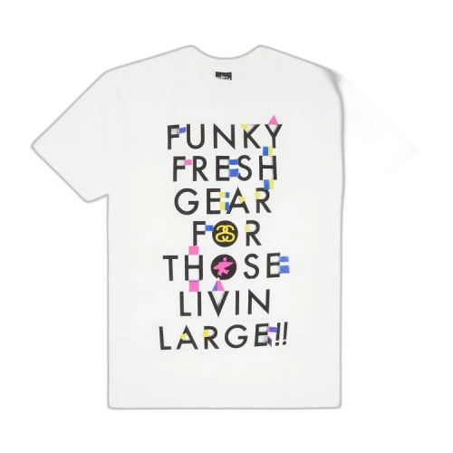 Stussy Funky Fresh Gear For Those Livin Large!! Tee 'White'