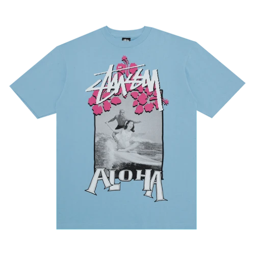 Stussy Gear Aloha Tee 'Light Blue'