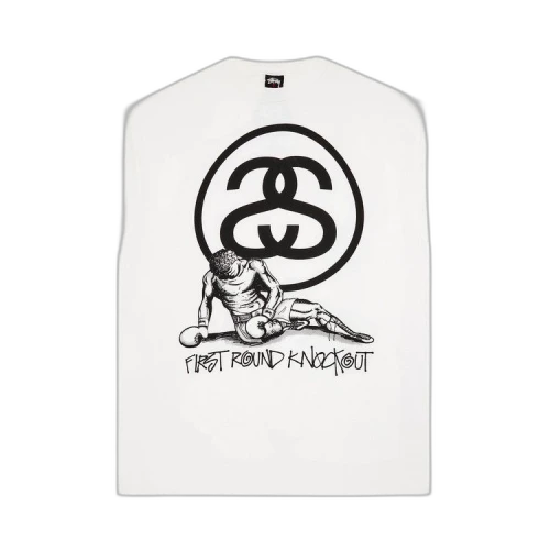Stussy Gear First Round Knockout Tee 'White'
