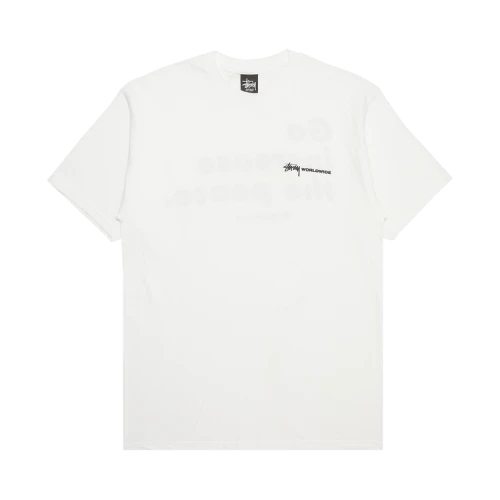 Stussy Go Increase The Peace Tee 'White'