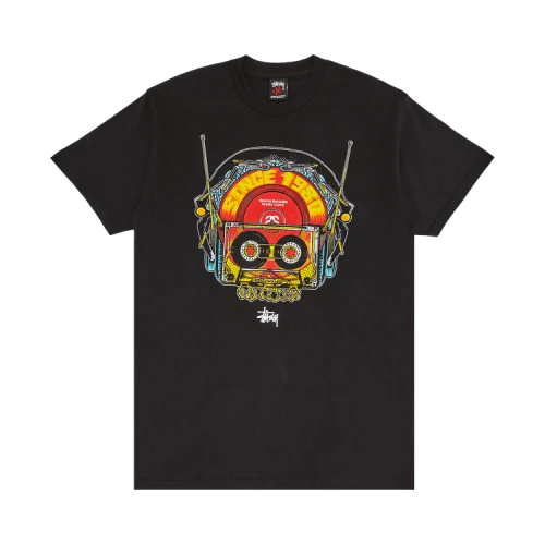 Stussy Gear When Radios Were Dope Tee 'Black'