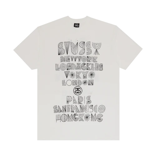 Stussy Gear World Wide Line Tee 'White'