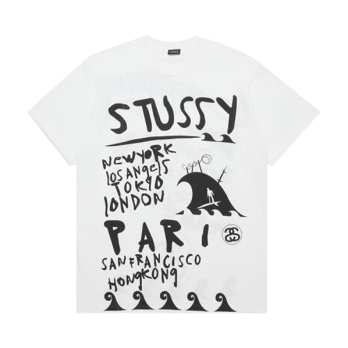 Stussy Gear Wave World Tour Tee 'White'