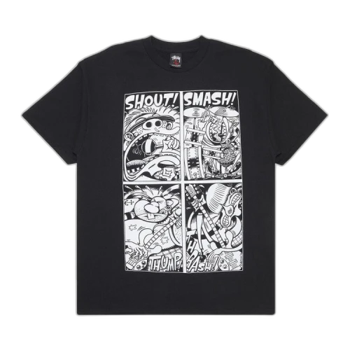Stussy Gear x Peter Bagge Shout! Smash! Tee 'Black'