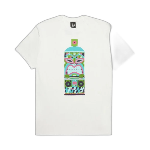 Stussy Hawaiian Spraycan Tee 'White'
