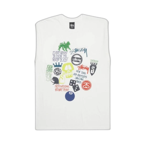 Stussy It Ain't Where Ya From, It'z Where Ya At!! Tee 'White'