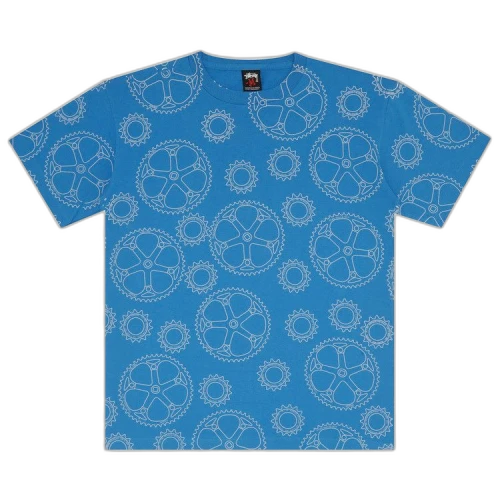 Stussy Gear Increase The Peace Monogram Circle Tee 'Blue'